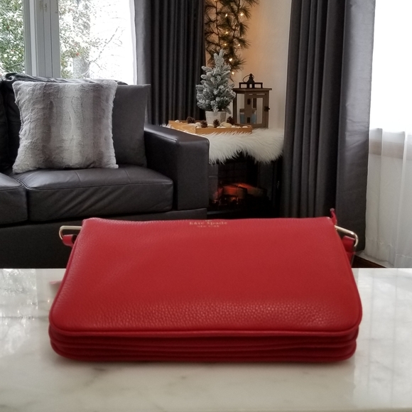 🚫SOLD🚫 Kate Spade Mulberry Street Madelyne Red - Picture 6 of 6